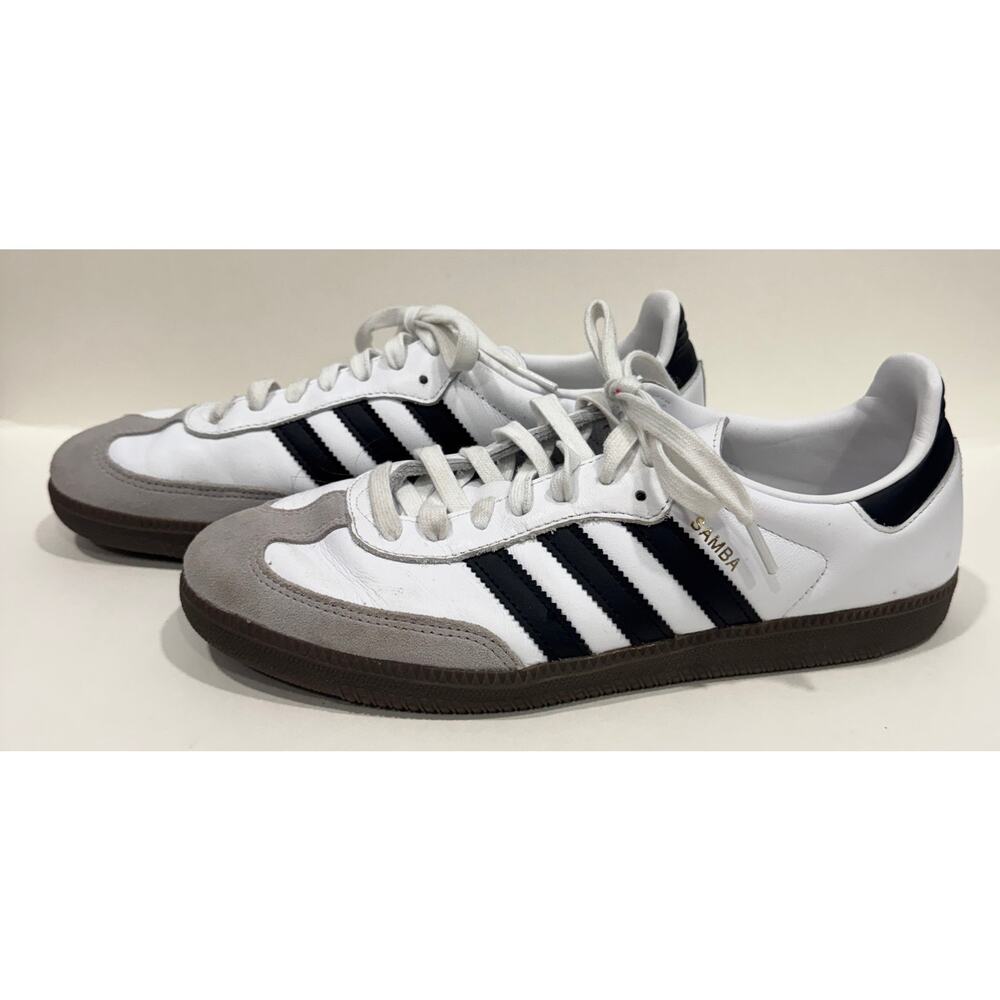 ADIDAS Samba OG Original Sneakers Leather Men's Size 10 - Picture 2 of 8